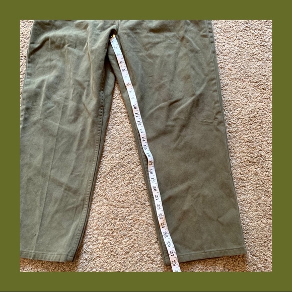 Lands’ End Olive Green Jeans - Picture 5 of 8